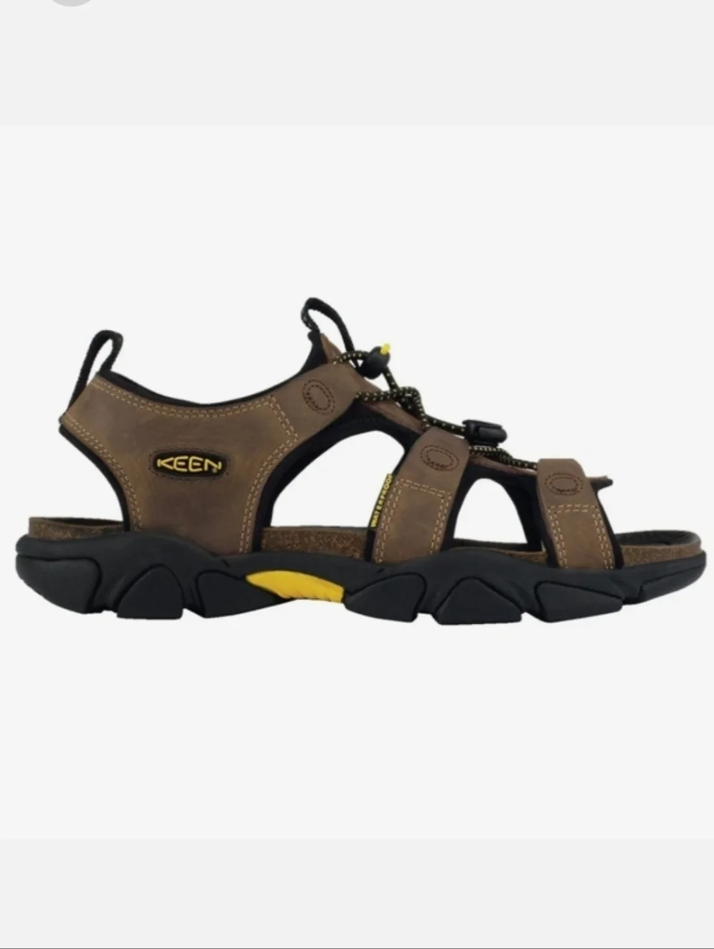 Keen Sarasota Brown Leather Waterproof Sandals Big Kids Size 5